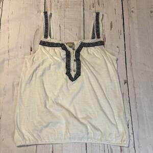 Lucky Brand Embellished Tank -Sz M